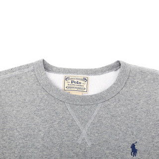 Ralph Lauren/拉夫劳伦男装 2020年春季服装染色起绒布运动衫12105 020-灰色 L