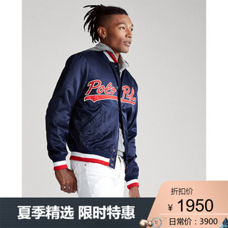 Ralph Lauren/拉夫劳伦男装 2020年春季Polo RL 棒球夹克11712 410-海军蓝 L