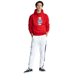 Ralph Lauren/拉夫劳伦男装 2020年春曲棍球小熊图案连帽衫11699 600-红色 M