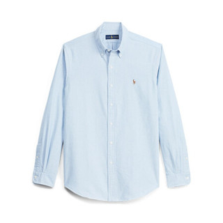 Ralph Lauren/拉夫劳伦男装 2020年春经典版型牛津布衬衫RL11647 400-蓝色 M