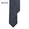 Ralph Lauren/拉夫劳伦男装 2020年春季几何图案真丝窄式领带12018 410-海军蓝 ONE