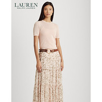 Lauren/拉夫劳伦女装 2020年春季花卉层叠宽皱褶半身裙60284 650-粉红色 0