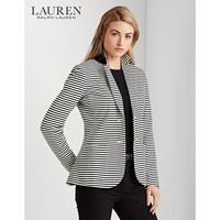 Lauren/拉夫劳伦女装 2020年春季条纹珠地布西装外套60237 101-白色 XS