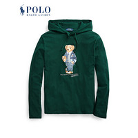Ralph Lauren/拉夫劳伦男装 2020年春季Polo 小熊连帽T恤11953 300-绿色 S