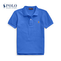 Ralph Lauren/拉夫劳伦男童 2020年春季棉质网布Polo衫33296 400-蓝色 4