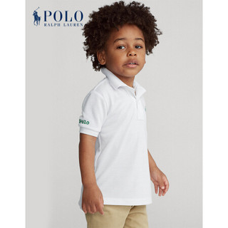 【环保系列】Ralph Lauren/拉夫劳伦男童 2020年春季地球Polo衫33310 100-白色 2/2T