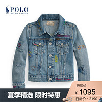 Ralph Lauren/拉夫劳伦女童 2020年春季牛仔机车夹克33351 400-蓝色 5