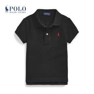 Ralph Lauren/拉夫劳伦女童 2020年春季网布Polo衫33473 001-黑色 4