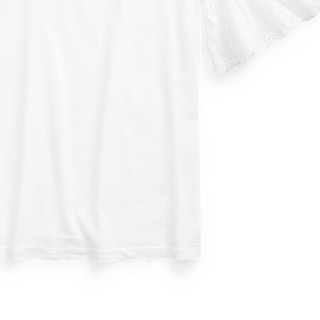 Ralph Lauren/拉夫劳伦女童 2020年春季孔眼刺绣上衣33060 100-白色 L