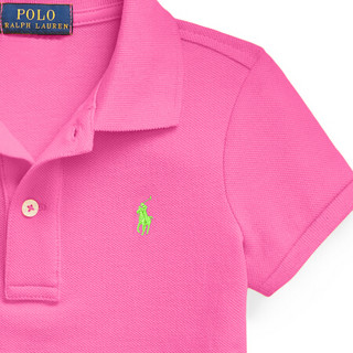 Ralph Lauren/拉夫劳伦女童 2020年夏季网布Polo衫33713 650-粉红色 2/2T