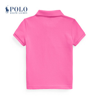 Ralph Lauren/拉夫劳伦女童 2020年夏季网布Polo衫33713 650-粉红色 2/2T