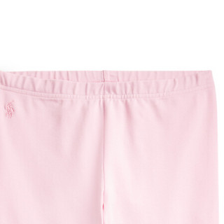 Ralph Lauren/拉夫劳伦女童 2020年春季褶边弹力平纹针织紧身裤32782 650-粉红色 2/2T