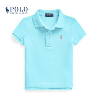 Ralph Lauren/拉夫劳伦女童 2020年春季网布Polo衫33487 400-蓝色 4