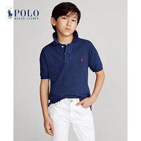 Ralph Lauren/拉夫劳伦男童 2020年春季棉质网布Polo衫33345 400-蓝色 S