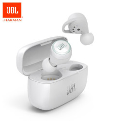 JBL LIVE 300 TWS真无线蓝牙耳机 可通话 IPX5防汗防水 舒适 运动耳机 白色