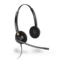 缤特力（Plantronics） EncorePro HW520宽频降噪麦克风QD接口单双头戴式耳麦 黑色