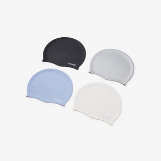 Keep泳帽 硅胶高弹贴合加速高效保护头发防止耳震阻隔氯水 白色