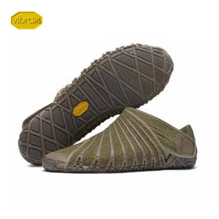 Vibram FUROSHIKI 新款风吕敷情侣包裹鞋男 便携旅游运动休闲鞋轻便赤足鞋 19MAD12/复古橄榄绿牛仔 44