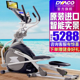 岱宇（DYACO）新品椭圆机家用智能静音健身器材电磁控漫步机 FE500升级款FE538 北京上海下单24小时内送装一体