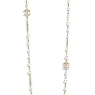 Chanel香奈儿女士项链 金属人造珍珠名贵树脂长款毛衣链时尚潮流