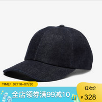 Levi's李维斯男帽棒球帽牛仔鸭舌帽纯棉可调节380210192 DARK BLUE One Size