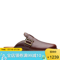 Clarks其乐男鞋包头拖鞋26139814 Maho Leather 8.5M