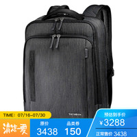 新秀丽(Samsonite)双肩包男包背包电脑包Slim108243 Black/Silver one size