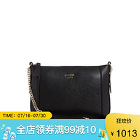 GUESS盖尔斯女包单肩斜挎包链条包VG669169 black one