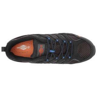 Merrell迈乐男鞋系带远足鞋户外透气徒步鞋登山鞋8990314 Black 7.5-M