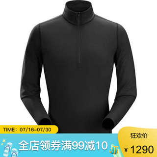 始祖鸟（ARC’TERYX）T恤男户外速干立领长袖ARC00K9 Black L