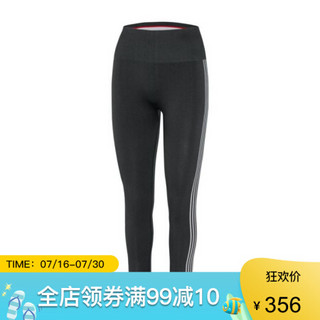 Champion冠军女款运动紧身裤九分裤吸汗舒适休闲健身训练M1458 Black L