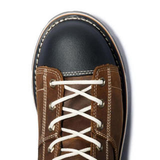 Timberland添柏岚男鞋高帮系带休闲舒适耐磨厚底工作靴A16T4214 Brown 8 M