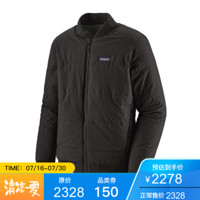 Patagonia巴塔哥尼亚棉服男轻质防泼水夹克外套27870 BLK S