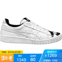 ASICS亚瑟士男鞋运动鞋低帮系带休闲鞋板鞋1191A070 White/Black 10
