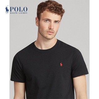 Ralph Lauren/拉夫劳伦男装 2020年春季定制修身版型棉质T恤12050 001-黑色 M