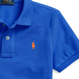 Ralph Lauren/拉夫劳伦男童 2020年春季棉质网布Polo衫32945 400-蓝色 4