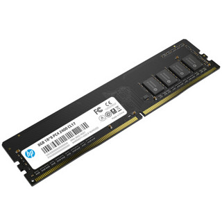 HP 惠普 V2 DDR4 2400MHz 台式机内存 普条 黑色 8GB V2