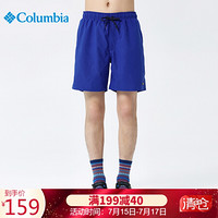 哥伦比亚（Columbia）休闲裤 男士户外运动舒适透气五分裤短裤 AE0147 439（男） M