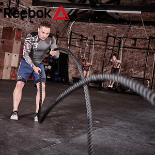 锐步Reebok战绳 10米健身甩大绳体能训练MMA格斗绳粗绳能量甩绳力量训练大绳RSRP-10050