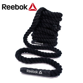 锐步Reebok战绳 10米健身甩大绳体能训练MMA格斗绳粗绳能量甩绳力量训练大绳RSRP-10050