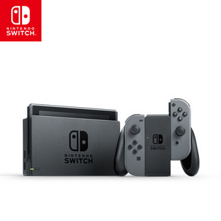任天堂 Nintendo Switch 国行续航增强版灰色主机 & Pro手柄 & Joy-Con方向盘2个装