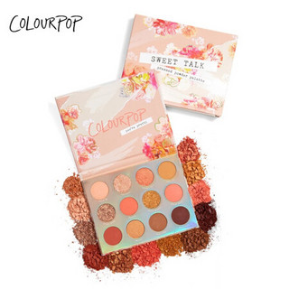 卡拉泡泡（Colourpop）珊瑚盘ins超火学生平价大地色眼影哑光珠光亮片colorpop眼影盘 Sweet Talk（春季盘）