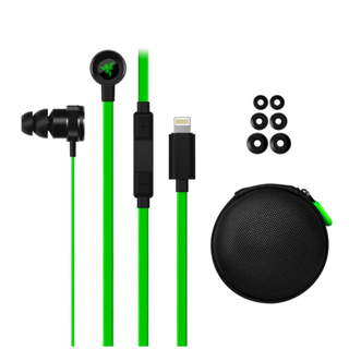 RAZER 雷蛇 战锤狂鲨 iOS版 入耳式有线耳机 黑色 苹果Lightning接口