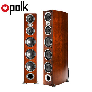 普乐之声（polk）RTiA9发烧hifi落地音箱 高保真家庭影院音响 无源 樱桃木色