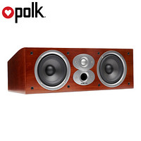 普乐之声（polk）CSiA4 电视音响家用专业HiFi音箱发烧中置音箱 无源 樱桃木色