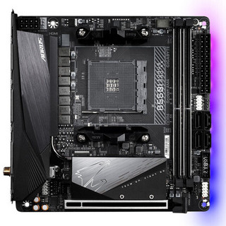 技嘉B450/B550+AMD R5/7 3500X/3600/3600X/3700X主板CPU套装 B550I AORUS PRO AX ITX小钢炮 R5 3500X 6核6线程