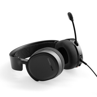 Steelseries 赛睿 Arctis 寒冰 3 2019版 耳罩式头戴式有线耳机 黑色 3.5mm