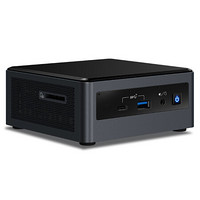 intel 英特尔 寒霜峡谷 NUC10i3FNH 商用台式机 黑色 (酷睿i3-10110U、核芯显卡、风冷)