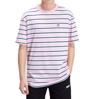 PUMA 彪马 男子 生活系列 Downtown SS Tee 运动 短袖 579230 21 粉色 M码