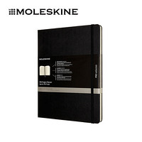 MOLESKINE 特大号规划本 黑色 横间 笔记本日程规划